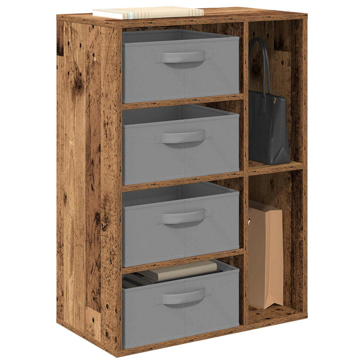 Sideboard med skuffe Gammelt træ 60 x 33,5 x 84 cm