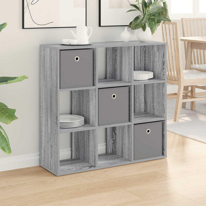 Sideboard Grå Sonoma 88,5 x 29 x 84,5 cm