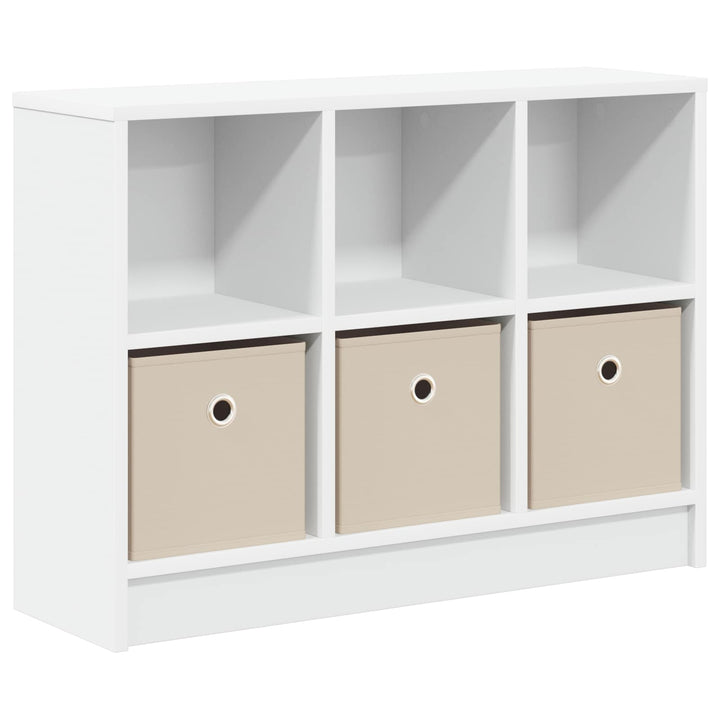 Sideboard med skuffe Hvid 73,5 x 22,5 x 53,5 cm