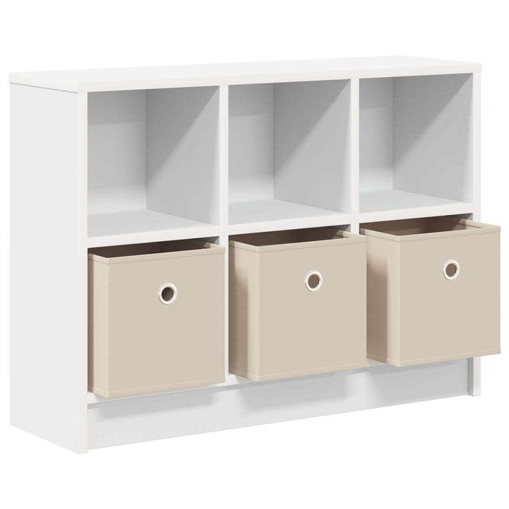 Sideboard med skuffe Hvid 73,5 x 22,5 x 53,5 cm