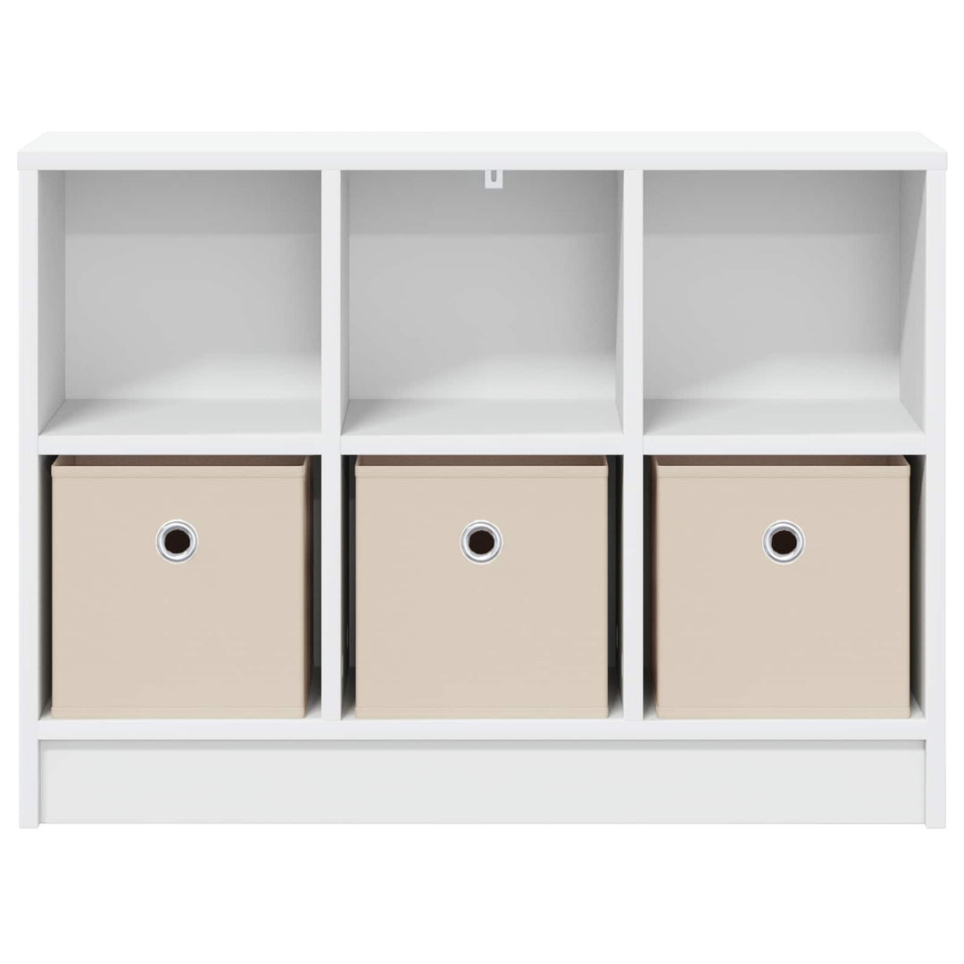 Sideboard med skuffe Hvid 73,5 x 22,5 x 53,5 cm