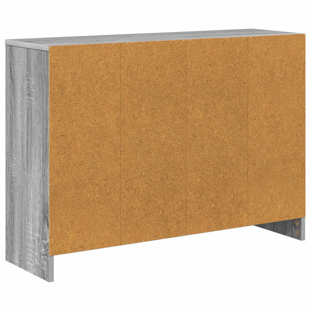 Sideboard med skuffe Grå Sonoma 88,5 x 27,5 x 63,5 cm