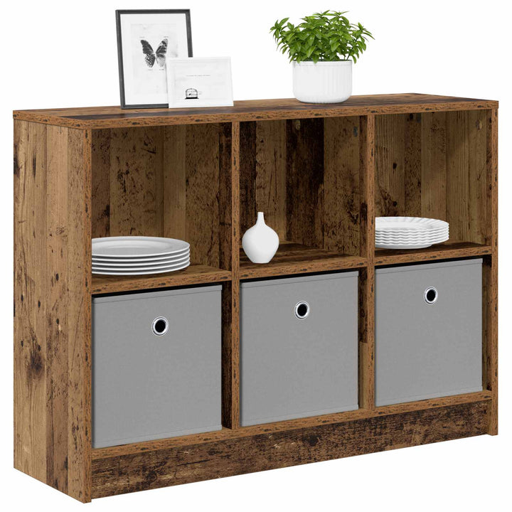 Sideboard med skuffe Gammelt træ 88,5 x 27,5 x 63,5 cm