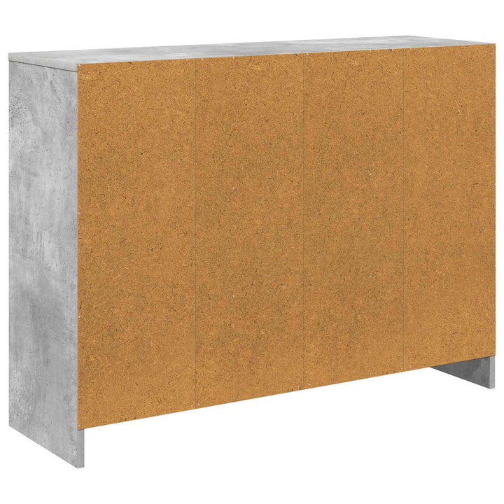 Sideboard med skuffe Beton Grå 102 x 32 x 73,5 cm