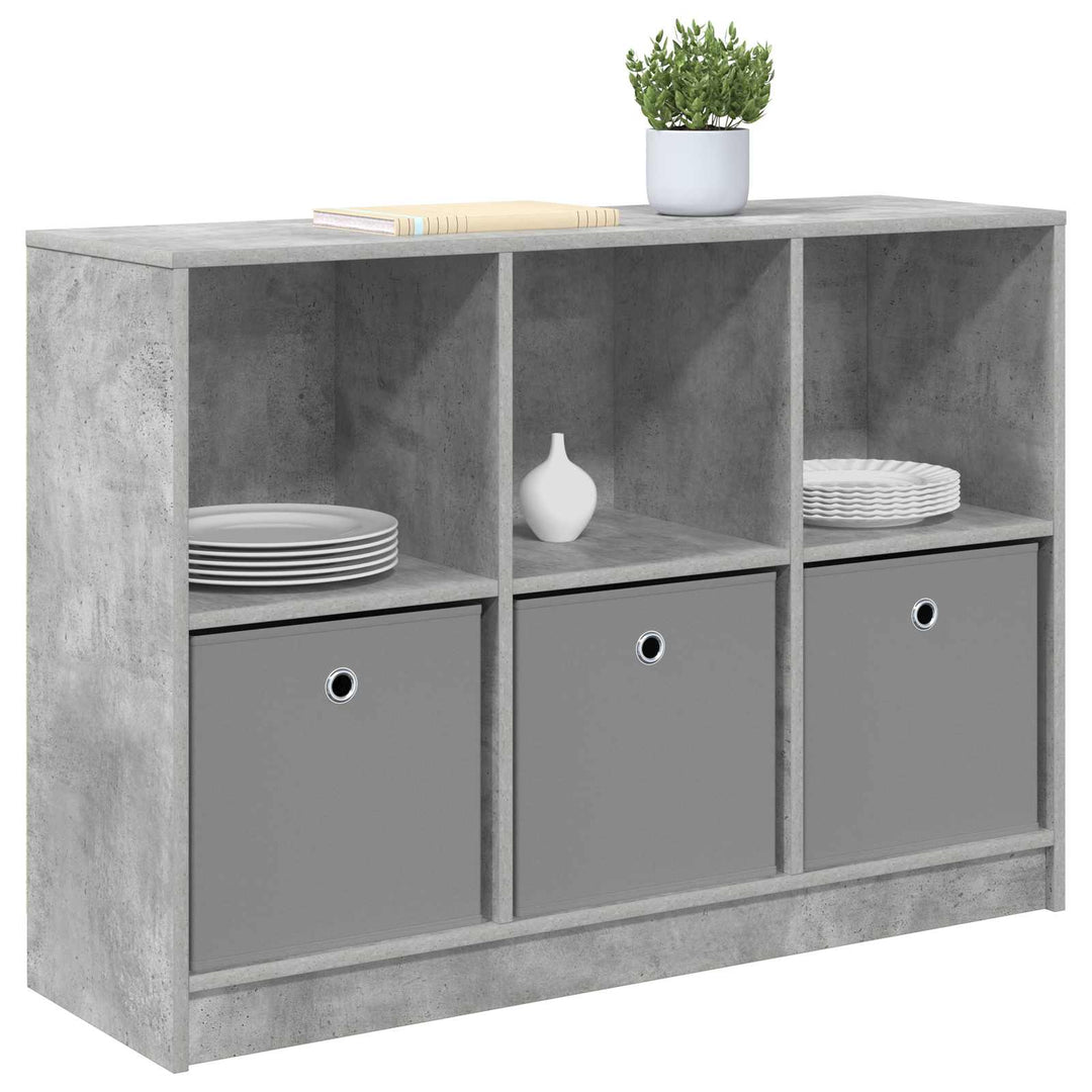 Sideboard med skuffe Beton Grå 102 x 32 x 73,5 cm