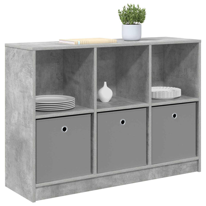 Sideboard med skuffe Beton Grå 102 x 32 x 73,5 cm