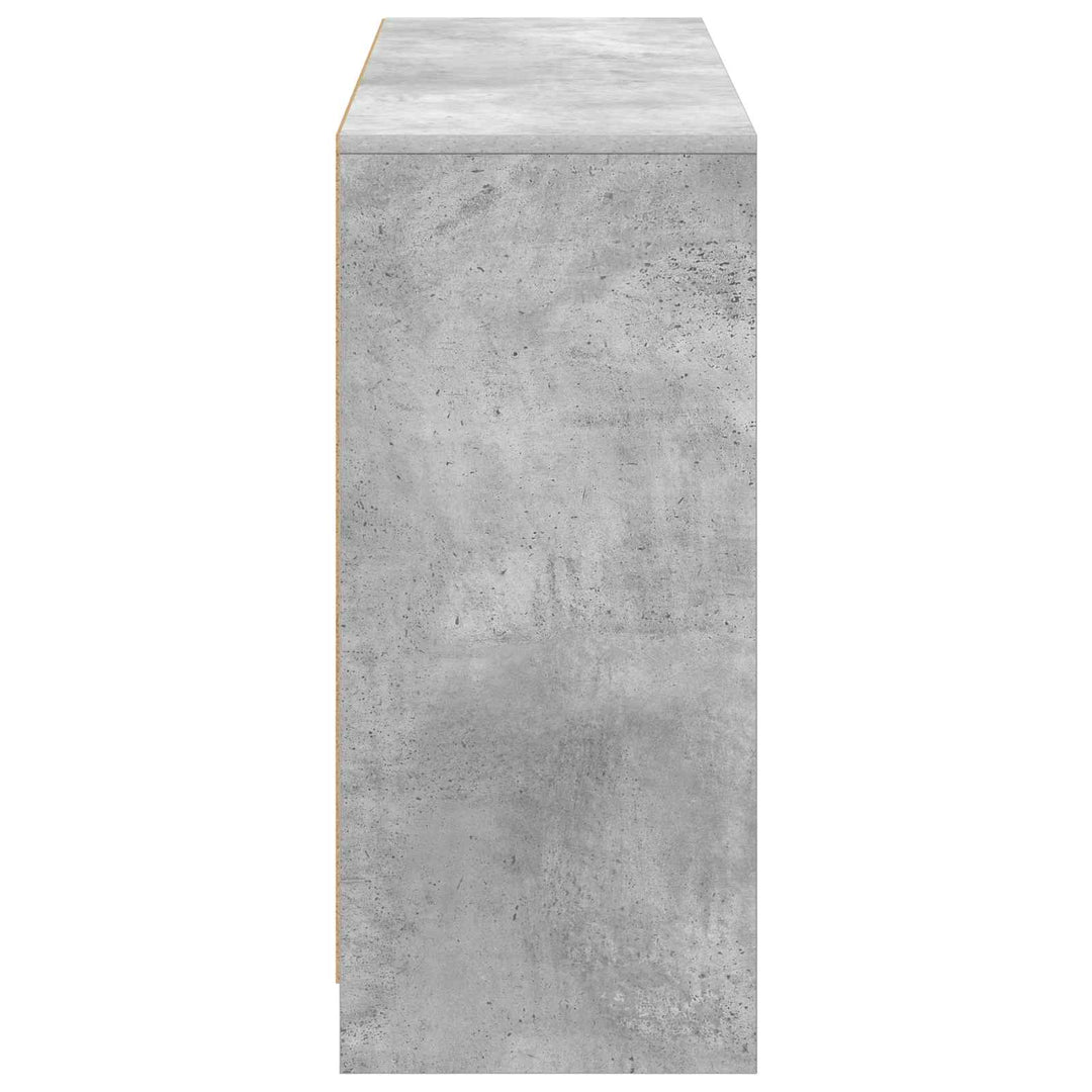 Sideboard med skuffe Beton Grå 102 x 32 x 73,5 cm