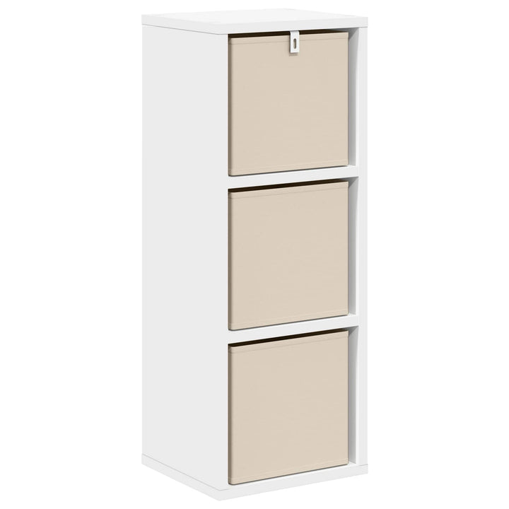 Sideboard med skuffe Hvid 25,5 x 22 x 69,5 cm