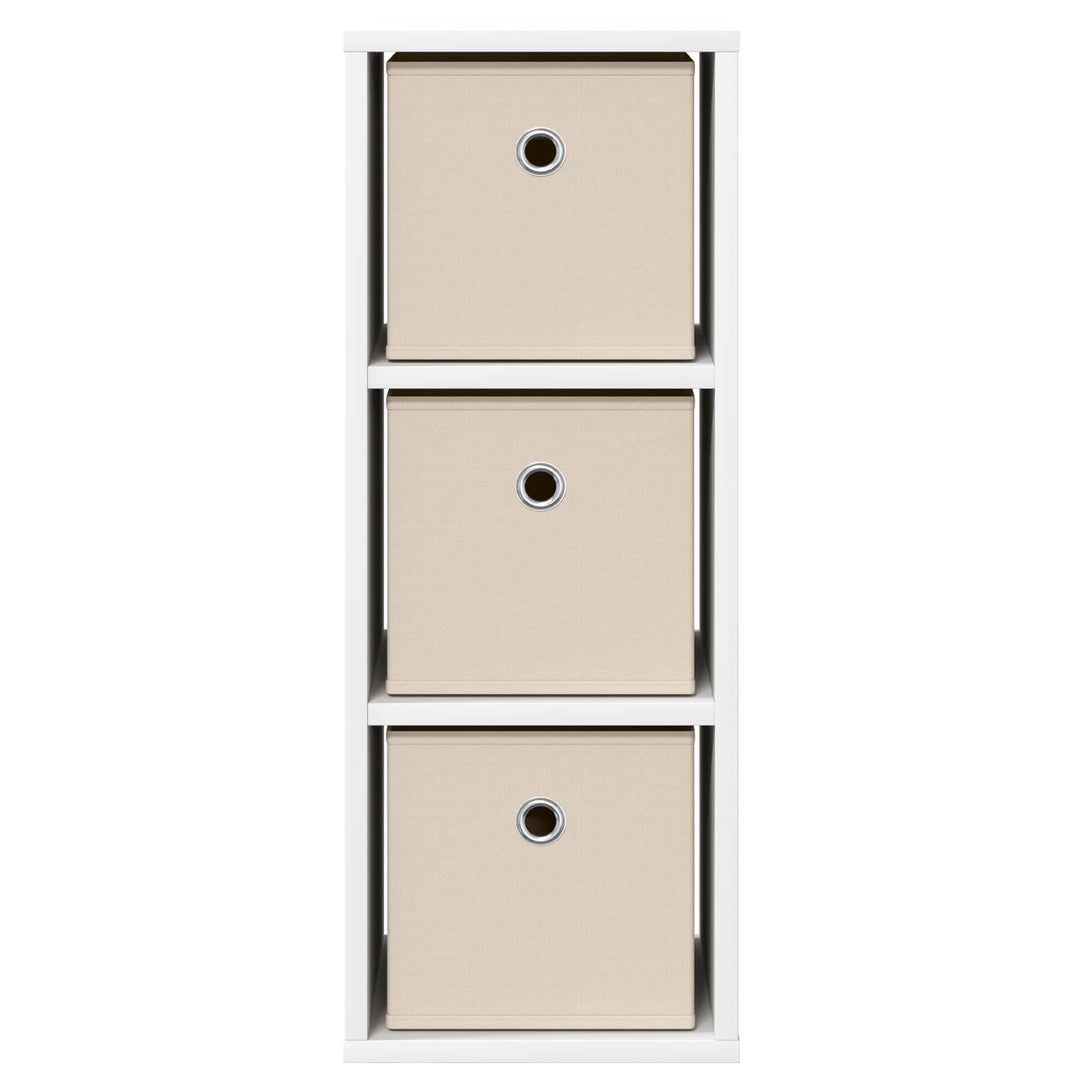 Sideboard med skuffe Hvid 25,5 x 22 x 69,5 cm