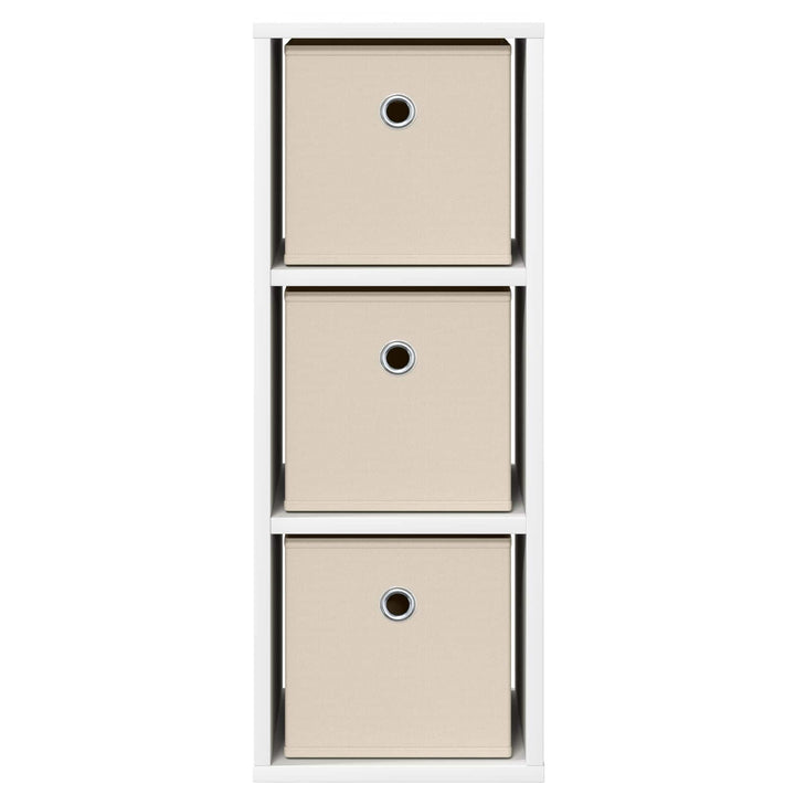 Sideboard med skuffe Hvid 25,5 x 22 x 69,5 cm