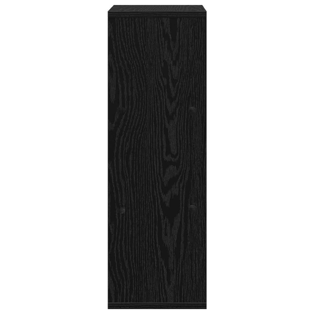 Sideboard med skuffe Sort eg 25,5 x 22 x 69,5 cm