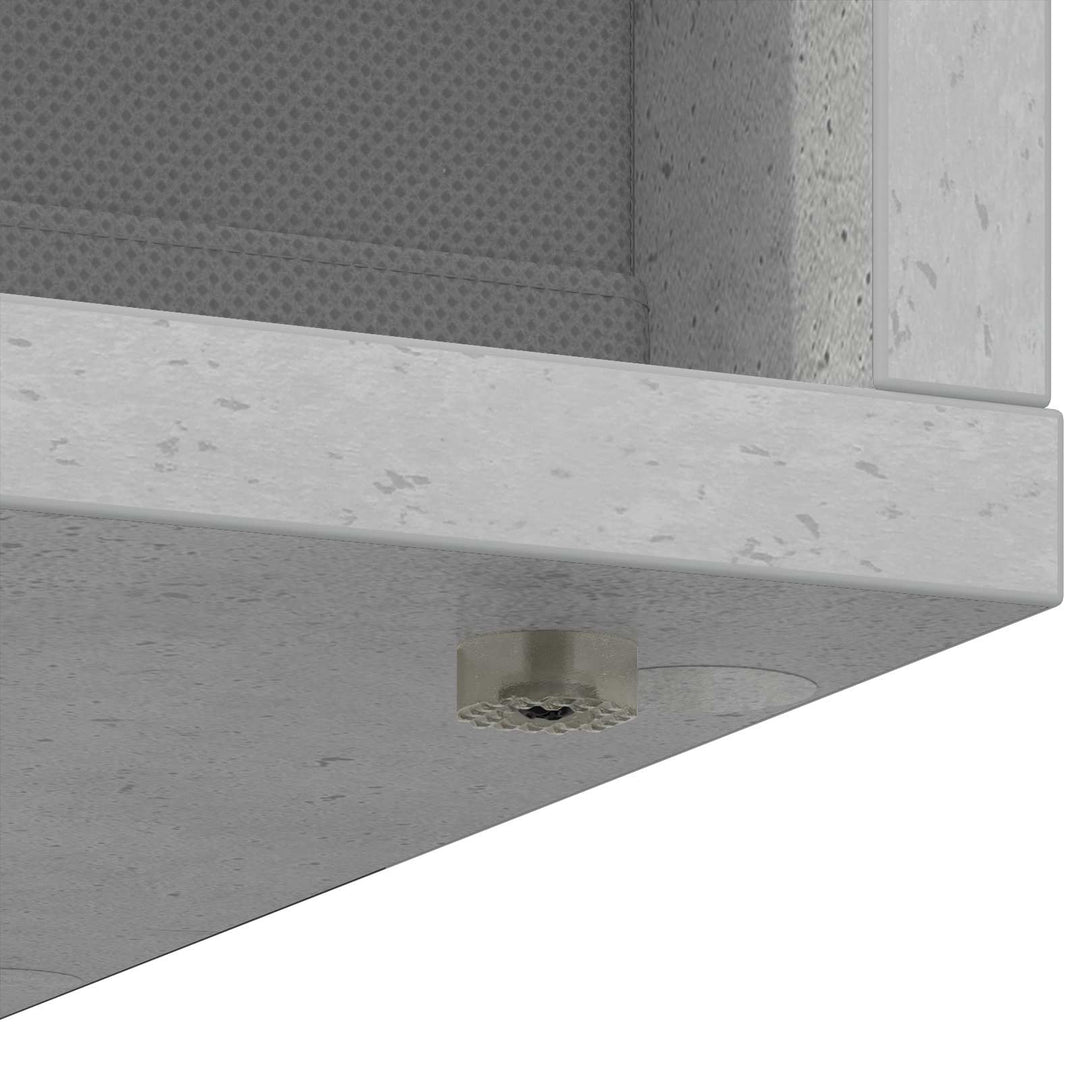 Sideboard med skuffe Beton Grå 25,5 x 22 x 69,5 cm