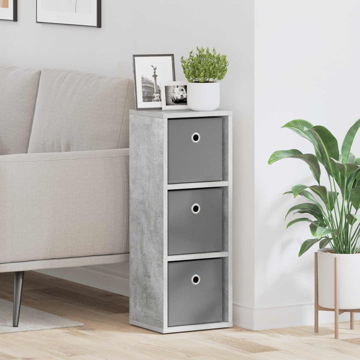 Sideboard med skuffe Beton Grå 25,5 x 22 x 69,5 cm