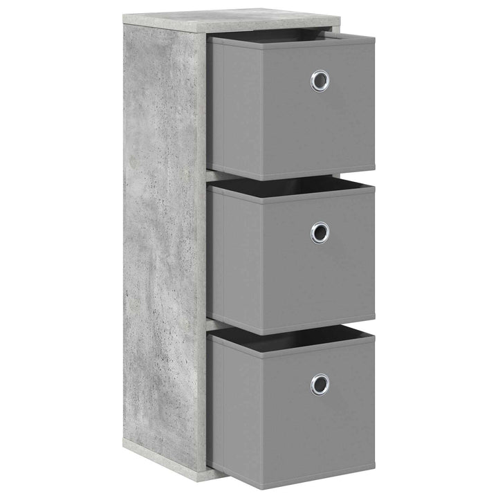 Sideboard med skuffe Beton Grå 25,5 x 22 x 69,5 cm