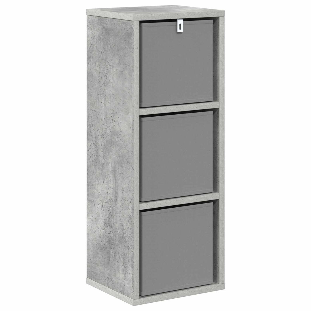 Sideboard med skuffe Beton Grå 25,5 x 22 x 69,5 cm