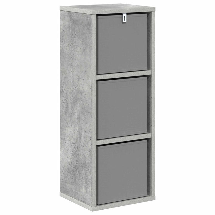 Sideboard med skuffe Beton Grå 25,5 x 22 x 69,5 cm