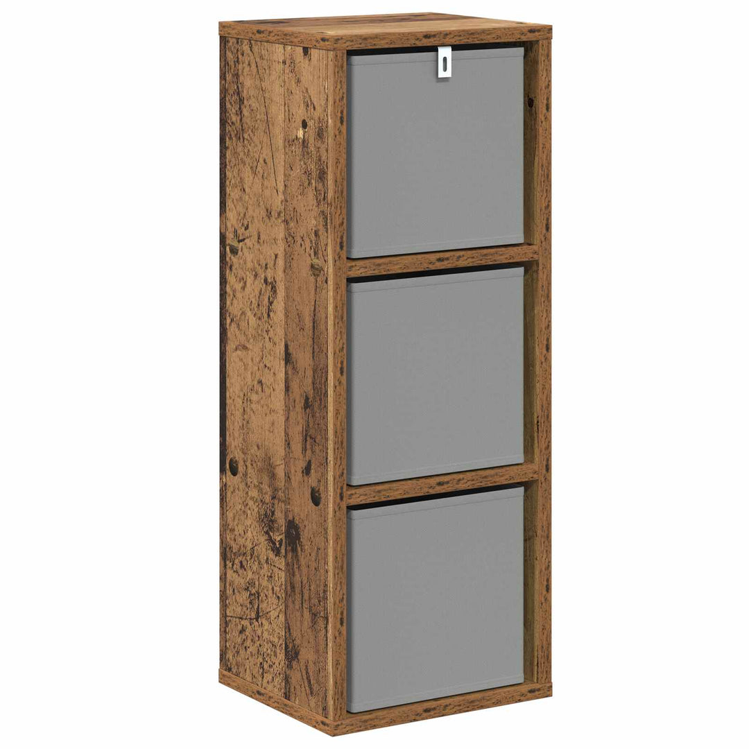 Sideboard med skuffe Gammelt træ 25,5 x 22 x 69,5 cm