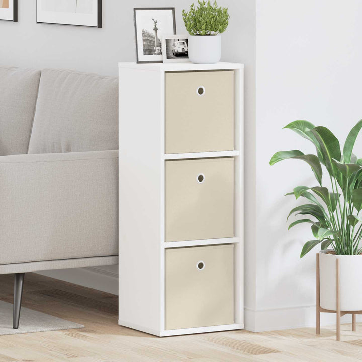 Sideboard med skuffe Hvid 30,5 x 27 x 84,5 cm