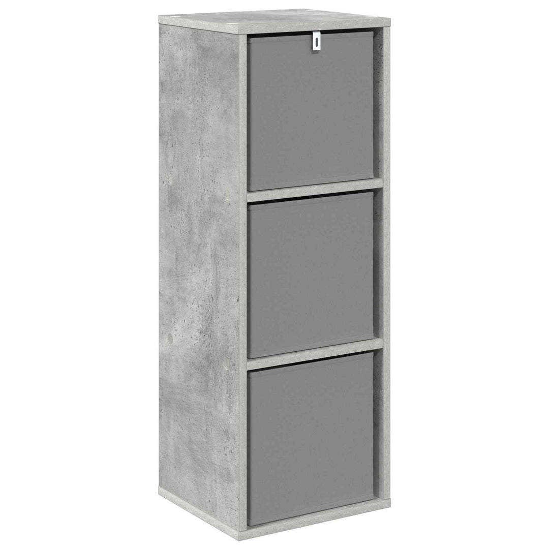 Sideboard med skuffe Beton Grå 30,5 x 27 x 84,5 cm