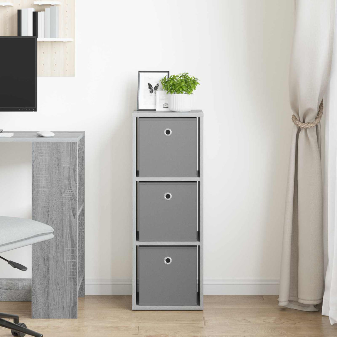 Sideboard med skuffe Grå Sonoma 30,5 x 27 x 84,5 cm