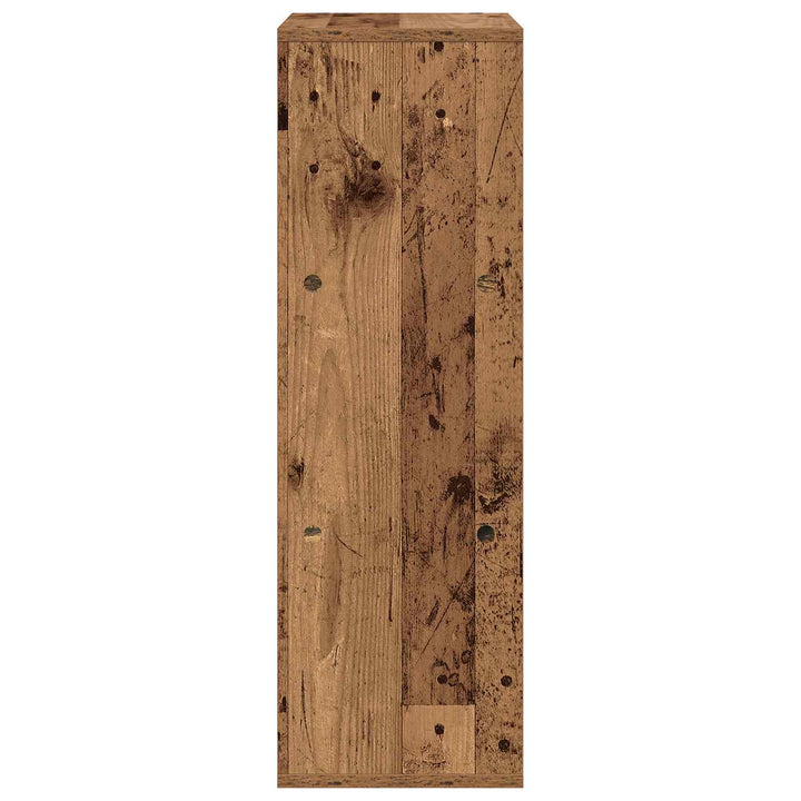 Sideboard med skuffe Gammelt træ 30,5 x 27 x 84,5 cm