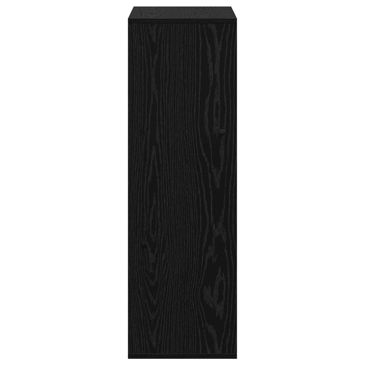Sideboard med skuffe Sort eg 35 x 32 x 99,5 cm