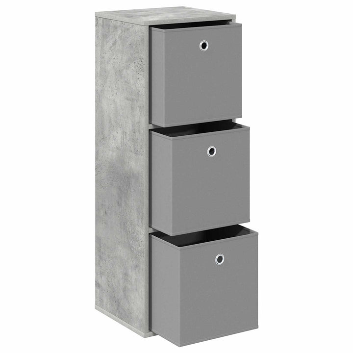 Sideboard med skuffe Beton Grå 35 x 32 x 99,5 cm