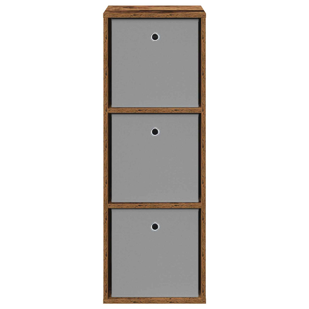 Sideboard med skuffe Gammelt træ 35 x 32 x 99,5 cm