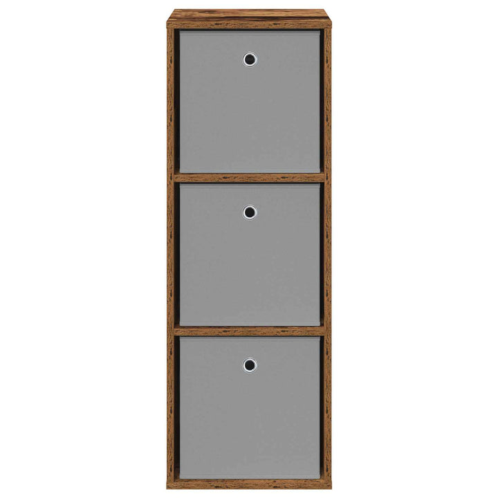 Sideboard med skuffe Gammelt træ 35 x 32 x 99,5 cm