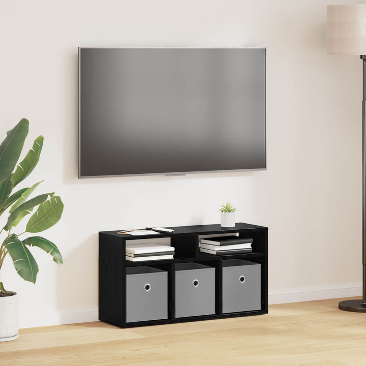 Lavbord med skuffe Sort eg 72 x 22,5 x 38 cm