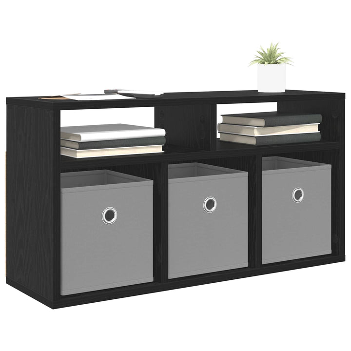 Lavbord med skuffe Sort eg 72 x 22,5 x 38 cm