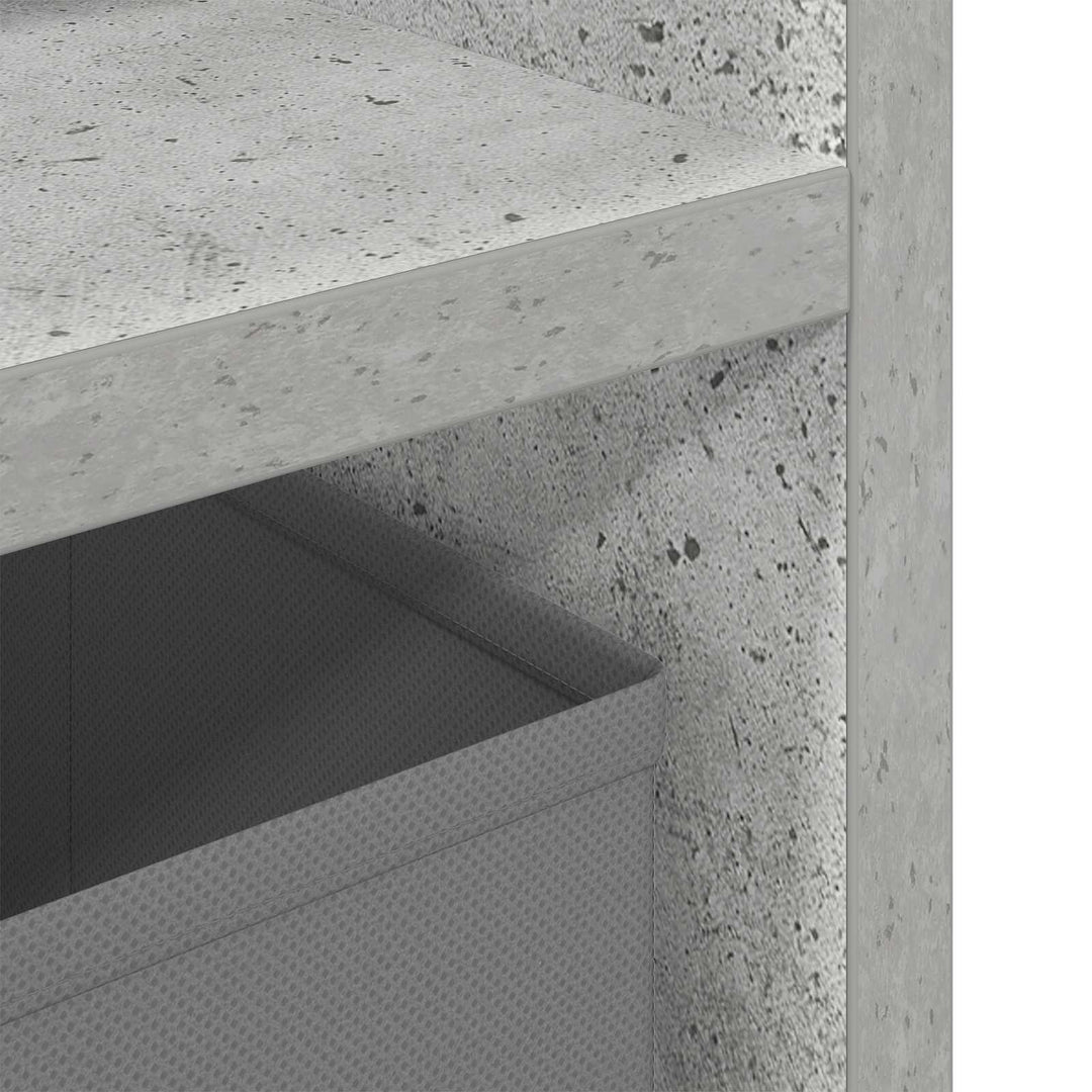 Lavbord med skuffe Beton Grå 72 x 22,5 x 38 cm