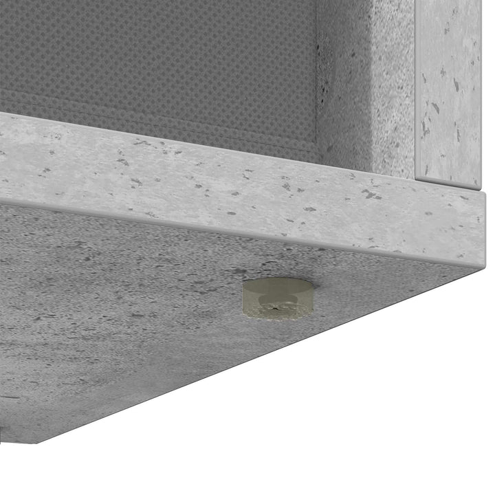 Lavbord med skuffe Beton Grå 72 x 22,5 x 38 cm