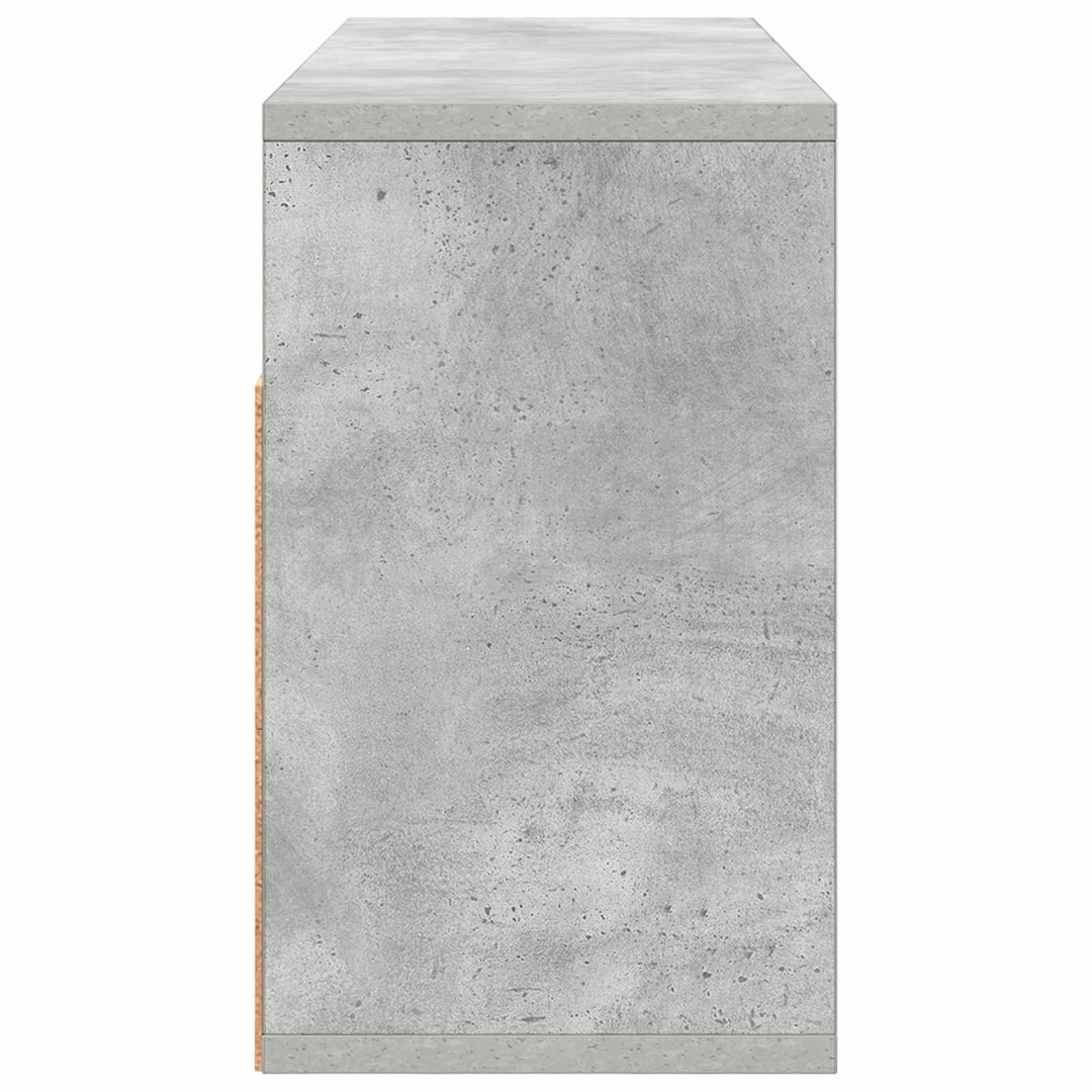 Lavbord med skuffe Beton Grå 72 x 22,5 x 38 cm