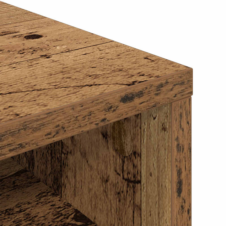 Lavbord med skuffe Gammelt træ 72 x 22,5 x 38 cm