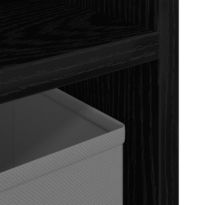 Lavbord med skuffe Sort eg 87 x 27,5 x 43 cm