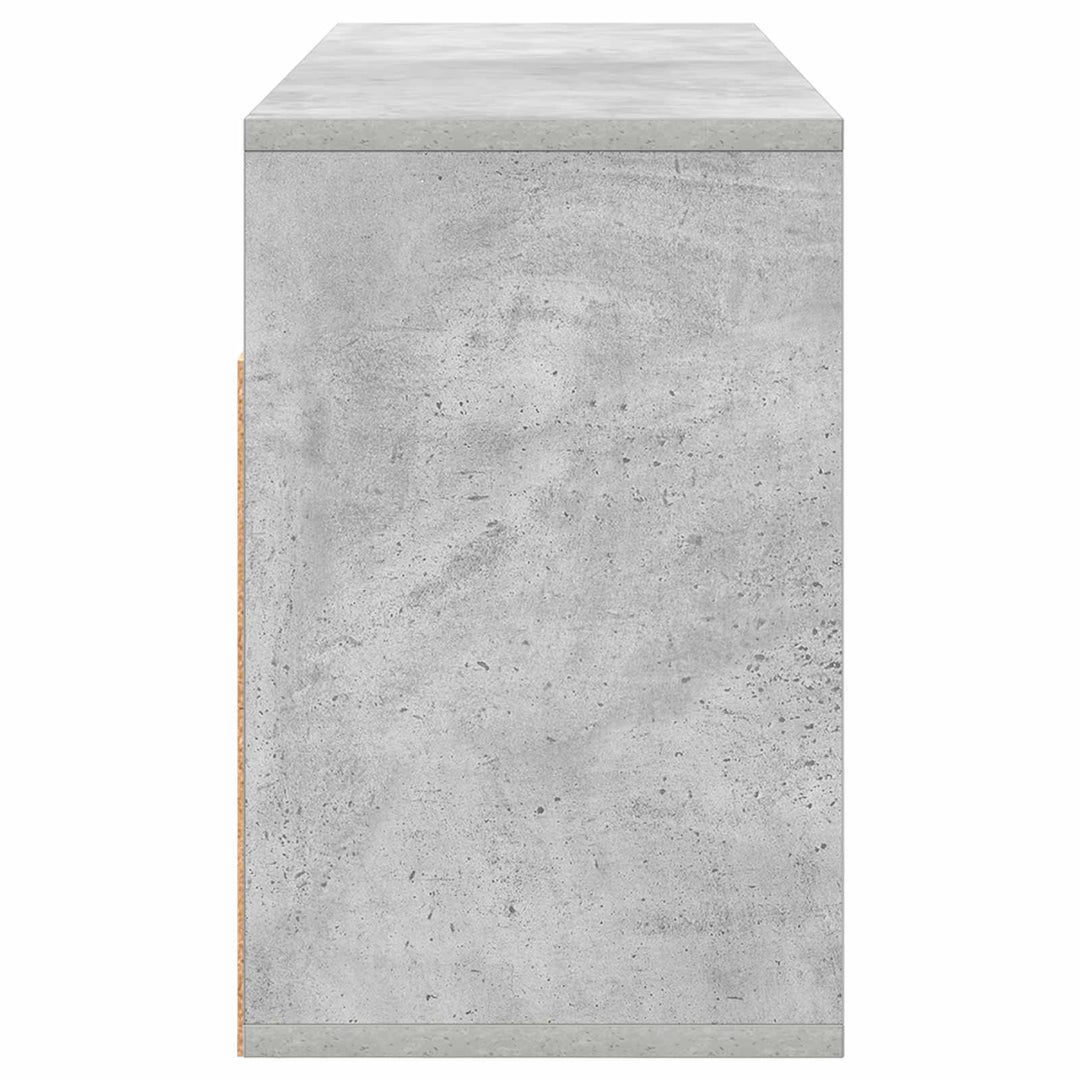 Lavbord med skuffe Beton Grå 87 x 27,5 x 43 cm