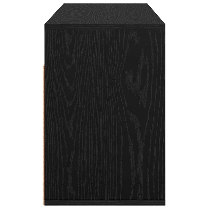 Lavbord med skuffe Sort eg 102 x 32 x 48,5 cm