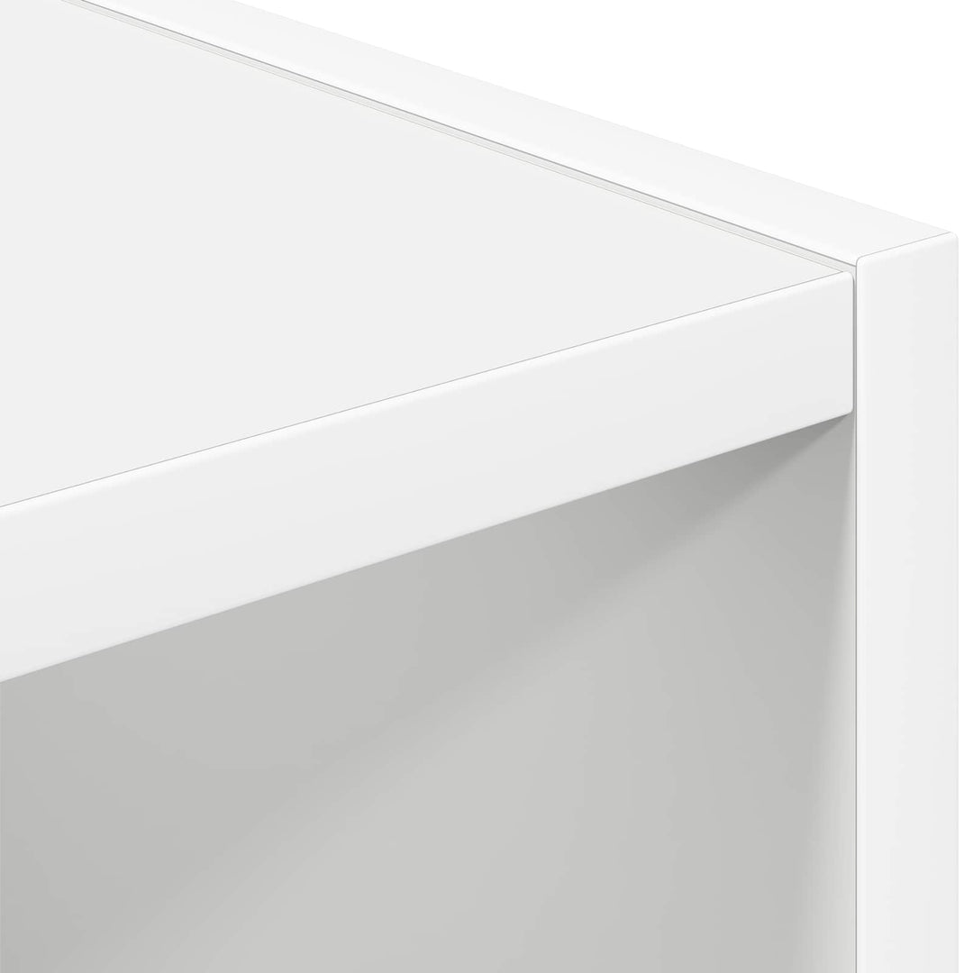 Sengebord 2 stk. Hvid 25,5 x 22 x 49,5 cm Konstrueret træ