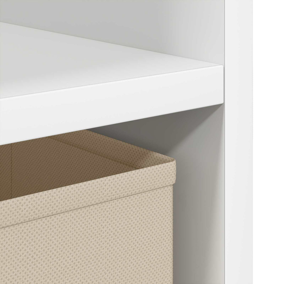 Sengebord 2 stk. Hvid 25,5 x 22 x 49,5 cm Konstrueret træ