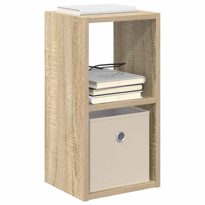 Sengebord 2 pcs Sonoma eg 25,5 x 22 x 49,5 cm Konstrueret træ