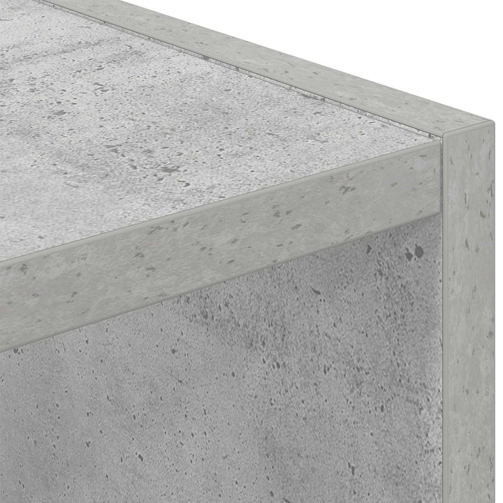 Sengebord Beton Grå 25,5 x 22 x 49,5 cm Konstrueret træ