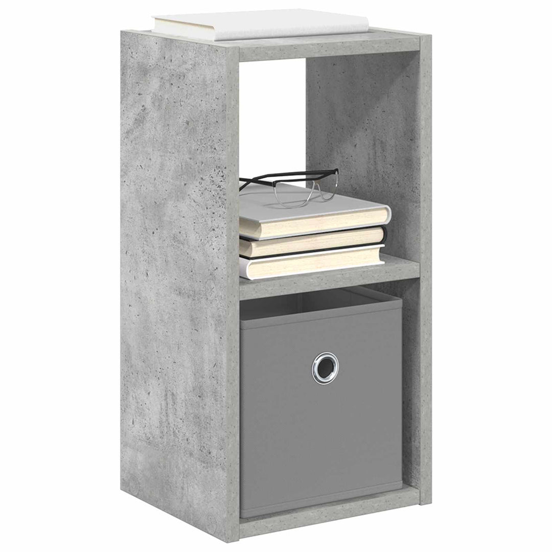 Sengebord 2 stk. Beton Grå 25,5 x 22 x 49,5 cm Konstrueret træ