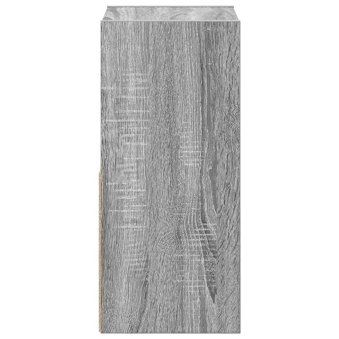 Sengebord Grå Sonoma 25,5 x 22 x 49,5 cm Konstrueret træ