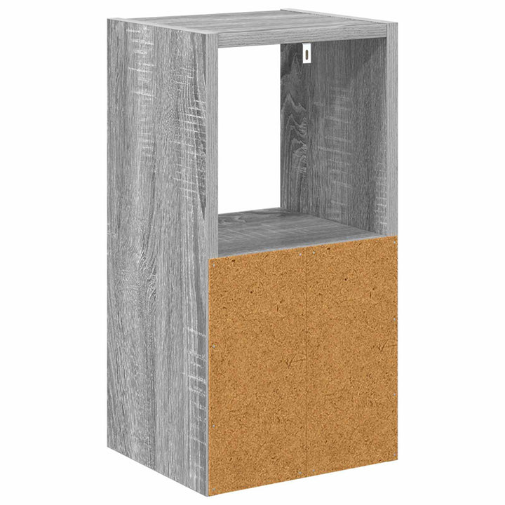 Sengebord 2 stk. Grå Sonoma 25,5 x 22 x 49,5 cm Konstrueret træ