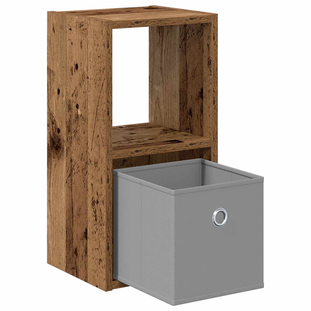 Sengebord 2 stk. Gammelt træ 25,5 x 22 x 49,5 cm