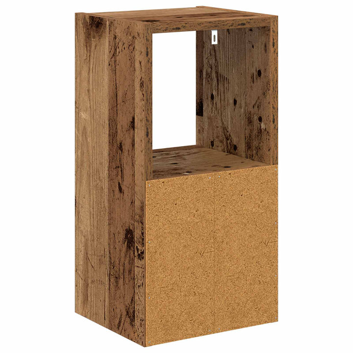 Sengebord 2 pcs Gammelt træ 25,5 x 22 x 49,5 cm Konstrueret træ