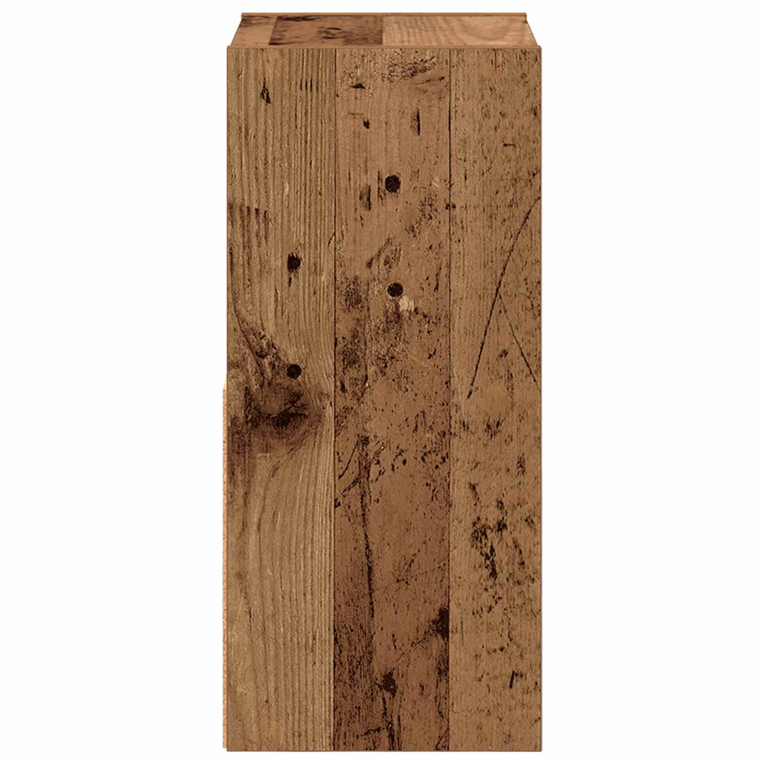 Sengebord 2 pcs Gammelt træ 25,5 x 22 x 49,5 cm Konstrueret træ