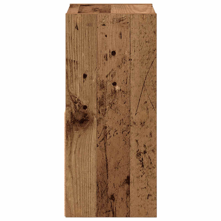 Sengebord 2 pcs Gammelt træ 25,5 x 22 x 49,5 cm Konstrueret træ