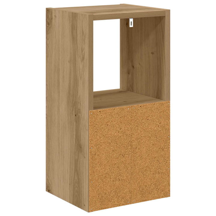 Sengebord med skuffe 2 pcs Artisan Egetræ 25,5 x 22 x 49,5 cm